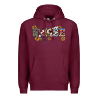 Burgundy western nurse Premium Hoodie - BarkalooDesign
