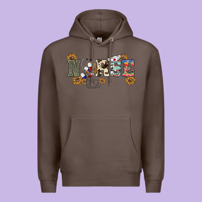 Western Nurse Premium Hoodie Designed By Barkaloodesign