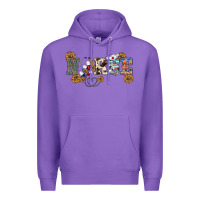 Purple western nurse Premium Hoodie - BarkalooDesign