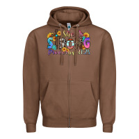 Chestnut she is strong proverbs 31 25 Zipper Hoodie - Zillion Design Studio