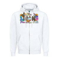 White she is strong proverbs 31 25 Zipper Hoodie - Zillion Design Studio