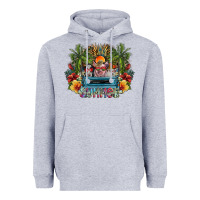 Heather Grey summer Heavyweight Hoodie - SublimationCraftShop
