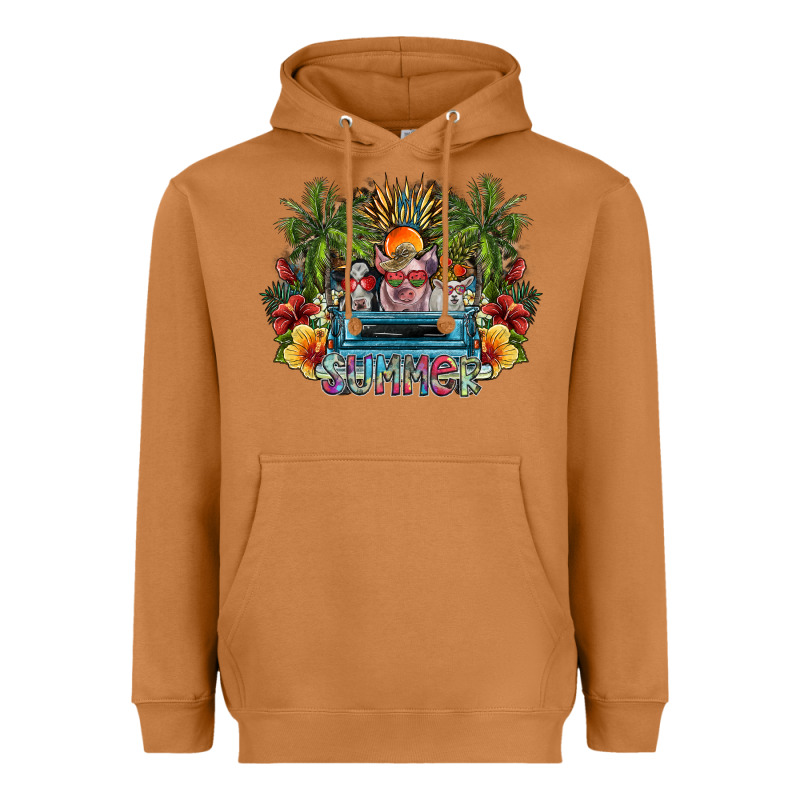 Summer Heavyweight Hoodie by SublimationCraftShop | Teevron