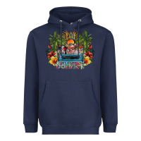 Navy summer Heavyweight Hoodie - SublimationCraftShop