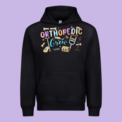 Orthopedic Crew Urban Hoodie Designed By Maliassmallbusiness