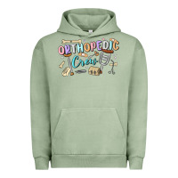 Pigment Oil Green orthopedic crew Urban Hoodie - MaliasSmallBusiness