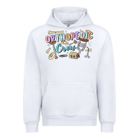 White orthopedic crew Urban Hoodie - MaliasSmallBusiness