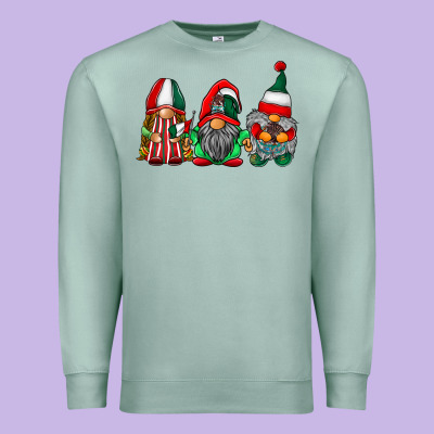 Mexican Flag Gnomes Premium Sweatshirt Designed By Racoondesign
