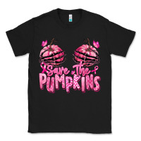 Black save the pumpkins breast cancer Classic Tee - RanaPortraitStore