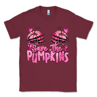 Burgundy save the pumpkins breast cancer Classic Tee - RanaPortraitStore