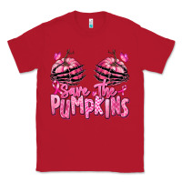 Red save the pumpkins breast cancer Classic Tee - RanaPortraitStore