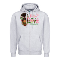 Heather Grey sorority colors it's the self love for me afro wom Zipper Hoodie - texasbilliewilder
