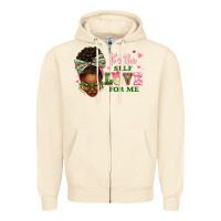 Sandshell sorority colors it's the self love for me afro wom Zipper Hoodie - texasbilliewilder