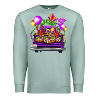Mardi Gras Farm Truck Premium Sweatshirt | Teevron