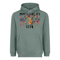 Sage Party like its 1776 4th of july Heavyweight Hoodie - CowGirlArtShop