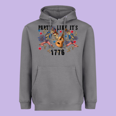 Party Like Its 1776 4th Of July Heavyweight Hoodie Designed By Cowgirlartshop