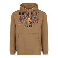 Toasted Coconut Party like its 1776 4th of july Heavyweight Hoodie - CowGirlArtShop