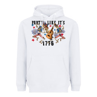 White Party like its 1776 4th of july Heavyweight Hoodie - CowGirlArtShop