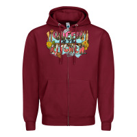 Burgundy queen of the kitchen Zipper Hoodie - Zillion Design Studio