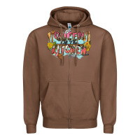 Chestnut queen of the kitchen Zipper Hoodie - Zillion Design Studio