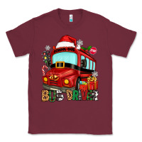 Burgundy christmas bus driver Classic Tee - Zillion Design Studio