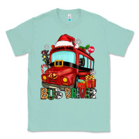 Seafoam christmas bus driver Classic Tee - Zillion Design Studio