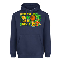 Navy let the shenanigans begin Heavyweight Hoodie - FaDigitalArtStudio