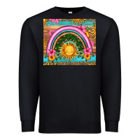 Black summer rainbow Premium Sweatshirt - HRA Design Shop