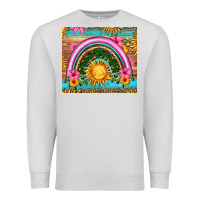 Dove Grey summer rainbow Premium Sweatshirt - HRA Design Shop