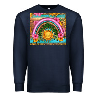 Navy summer rainbow Premium Sweatshirt - HRA Design Shop