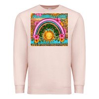 Pale Pink summer rainbow Premium Sweatshirt - HRA Design Shop