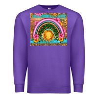 Purple summer rainbow Premium Sweatshirt - HRA Design Shop