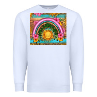 White summer rainbow Premium Sweatshirt - HRA Design Shop