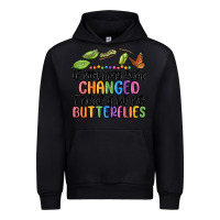 Black if nothing ever changed thered be no butterflies Urban Hoodie - MaliasSmallBusiness