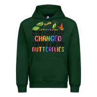 Forest Green if nothing ever changed thered be no butterflies Urban Hoodie - MaliasSmallBusiness