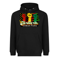 Black juneteenth celebrate freedom Heavyweight Hoodie - HRA Design Shop