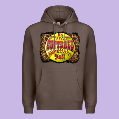 It's Softball Y'all Premium Hoodie Designed By Lillyallendesigns