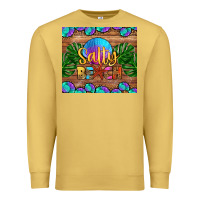 Antique Gold salty beach Premium Sweatshirt - HRA Design Shop
