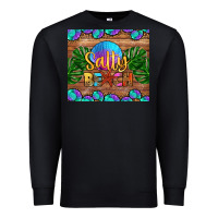 Black salty beach Premium Sweatshirt - HRA Design Shop
