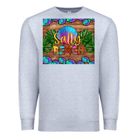 Heather Grey salty beach Premium Sweatshirt - HRA Design Shop