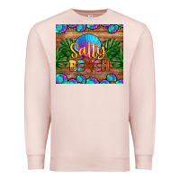 Pale Pink salty beach Premium Sweatshirt - HRA Design Shop