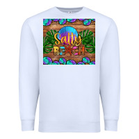 White salty beach Premium Sweatshirt - HRA Design Shop