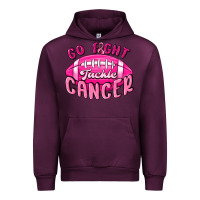 Mauve Wine go fight tackle cancer Urban Hoodie - MaliasSmallBusiness