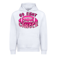 White go fight tackle cancer Urban Hoodie - MaliasSmallBusiness