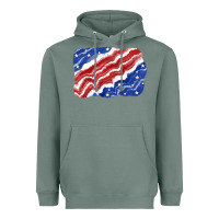 Sage Patriotic tie dye background 4th of july Heavyweight Hoodie - CowGirlArtShop