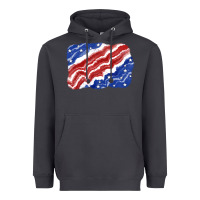 Smoke Patriotic tie dye background 4th of july Heavyweight Hoodie - CowGirlArtShop