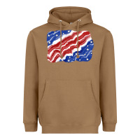 Toasted Coconut Patriotic tie dye background 4th of july Heavyweight Hoodie - CowGirlArtShop