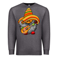 Charcoal Heather mexicon cute gnome Premium Sweatshirt - RacoonDesign