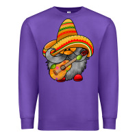 Purple mexicon cute gnome Premium Sweatshirt - RacoonDesign