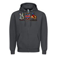 Smoke peace love rodeo Zipper Hoodie - Zillion Design Studio